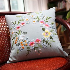 DIY Stickerei Kissen Abdeckung