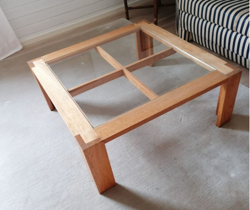 Handgeschreinerter couchtisch - handgeschreinerter,
