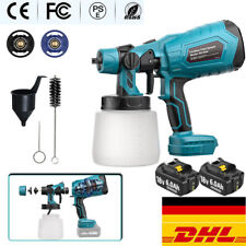 Für-Makita 18V Akku Farbsprühsystem Elektrische Farbspritzpistole Sprühpistole A