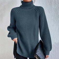 Damen Rollkragenpullover Warm