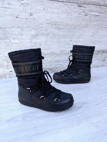 Women moonboot boots - boots, black