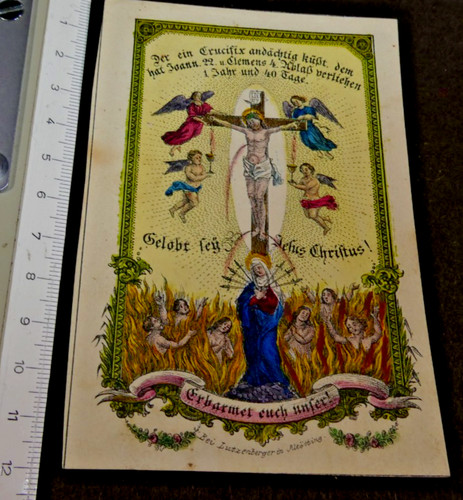 Andachtsbild holy card - holy,
