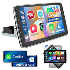 10.1 Zoll 1 DIN Touch Screen Autoradio mit Carplay Android Auto GPS WIFI 4G+64GB