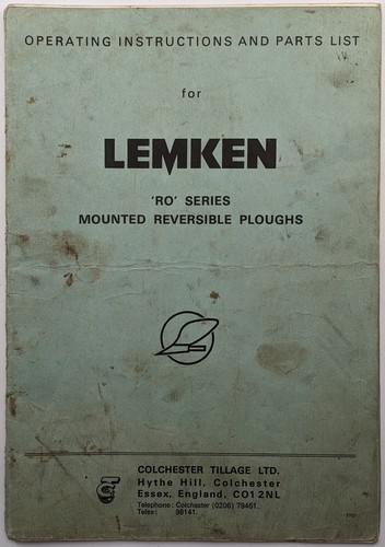 Lemken serie montierte - lemken,