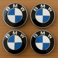 4 BMW Embleme Nabenkappen