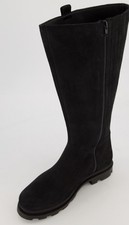 Ulla Popken Stiefel Weitschaft Gr 44 Weite H , bequem,  Leder, Schwarz