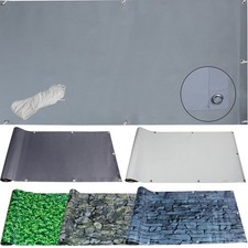 PVC Sichtschutz Balkon Zaunblende Balkonbespannung 6m TOTAL RÄUMUNGSVERKAUF