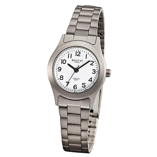 Regent damen armbanduhr grau - regent, damen-armbanduhr