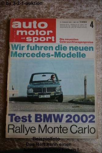 Ams auto motor sport bmw - ams, 4/68