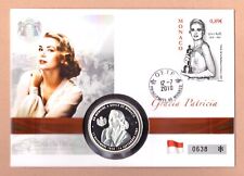 GRACIA PATRICIA ** FÜRSTIN VON MONACO  MIT MEDAILLE **  GRACIA IN SILBER- KUPFER