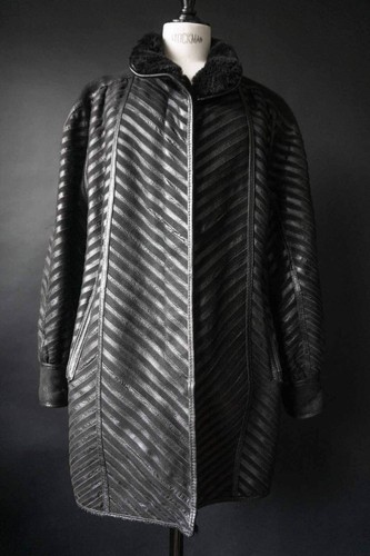 Vintage lammfellmantel 80s - lammfellmantel,