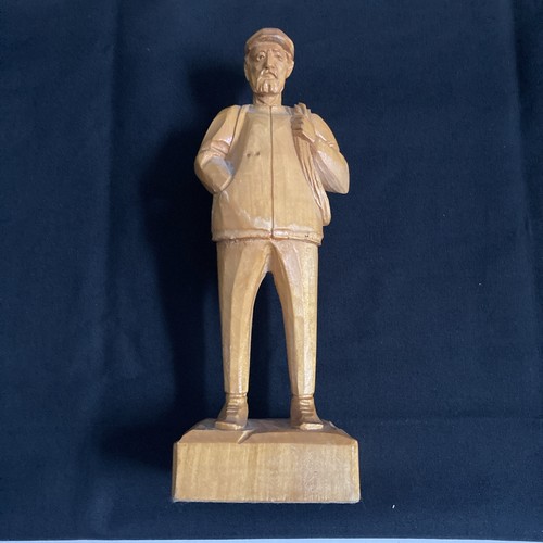 Holzfigur jäger wanderer - holzfigur,