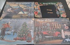 4 Blechschilder Brauerei