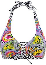 Neu Neckholder Bikini Oberteil