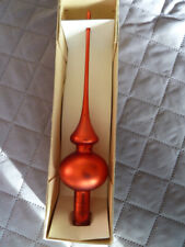 Weihnachtsbaum Spitze - 28cm Weihnachtskugel Baumspitze *Matt*