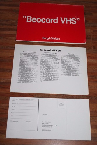 Bang olufsen beocord vhs - bang,