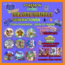 ✨1100+ SHINY DELUXE POKEDEX✨ CUSTOM-OT  | POKEMON HOME SHINY LIVING DEX!