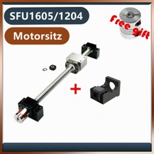 SFU1605/SFU1204 Kugelumlaufspindel+HM10-57 / HM12-57 Motorsitz Set L300-1500mm