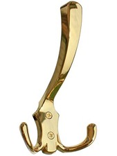 Kleiderhaken Wandhaken Mantelhaken Garderobenhaken Huthaken Haken 140 Gold