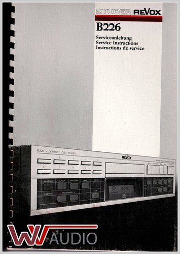 Revox b226 service manual - revox,