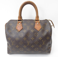 Original Louis Vuitton Speedy 25 Handtasche Monogramm braun F#47180