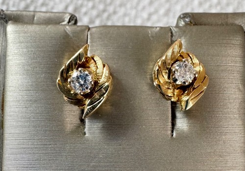 Vintage 14k gold diamant - gold,