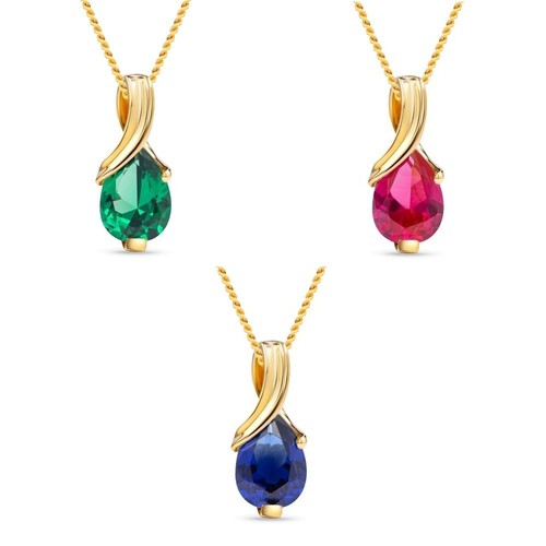 Miore halskette mit edelstein - miore,