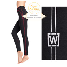 THERESA LEGGINGS by Wolford S Small star ruby black Sportliche Yoga Sport Hose