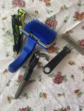 3 teiliges Bürste Und Kamm-Set für mittlere bis große Hunde Konvolut (K11)