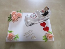Geldgeschenk zur Hochzeit, Brautpaar Auto,Spardose , Super Geschenkidee - Neu