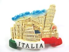 Italien Magnet Poly Souvenir Rom Pisa Florenz Mailand Venedig Rialto (A22)