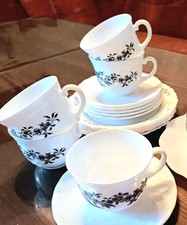 Arcopal 12-teiliges Kaffeeservice Zwiebelmuster weiß/blau 