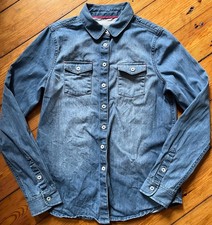 Jeanshemd Bluse, blau
