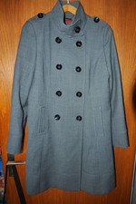 warmer Damen Kurzmantel Winter Herbst grau v Hallhuber Mod donna gr 42 40 Büro