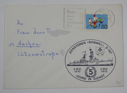 3325 beleg schiffspost - 3325/,