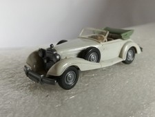Mercedes Benz 540 K Cabrio grau verdeck grün, Wiking 1:87