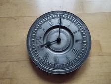 Zinnteller Wanduhr Uhr mit römischen Zahlen !!!