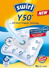 4 Staubsaugerbeutel Swirl Y50 passend für Easyclean EL 41