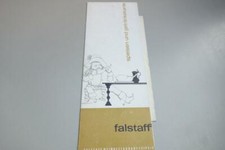 Speisekarte DDR 1965 Falstaff Leipzig Getränkekarte Weinrestaurant Messe 