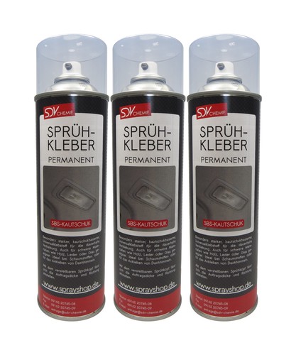 Sprühkleber 500ml - 3x,