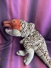 Wild Republic Dinosaurier T-Rex Handpuppe Kuscheltier Plüsch Stofftier XXL 40x60