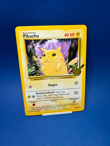 Pokemon karte pikachu cel bs - pokemon, karte: