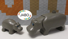 ( I6/2 ) LEGO Duplo Tiere Nilpferd mit Baby Zoo Safari Tierpark