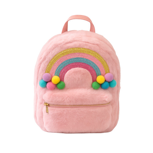 Plüschrucksack regenbogen - plüschrucksack,