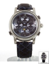 Herrenuhr Edelstahl Mondphase