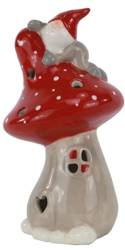 Windlicht pilz mit - windlicht,