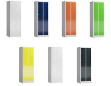 Schließfachschrank Fächerschrank 8 Fächer Spind 180x60x50cm viele Farben wählbar