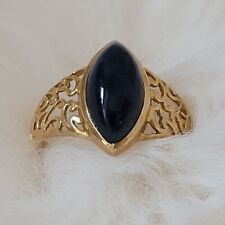 Saphirring 375/- Gelbgold , Goldring mit  Saphir ( 9ct )