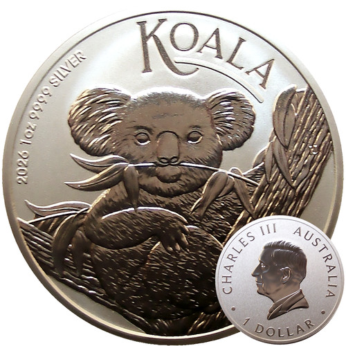 Koala 2026 silbermünze 1oz - 2026,
