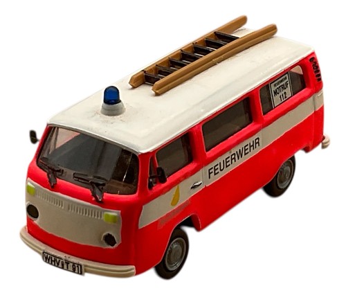 Brekina feuerwehr bus - h0, vw